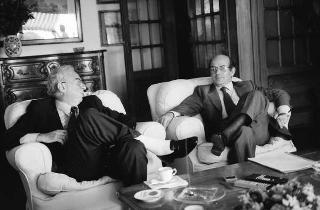 Foto del Presidente della Repubblica Francesco Cossiga per il settimanale "Epoca"