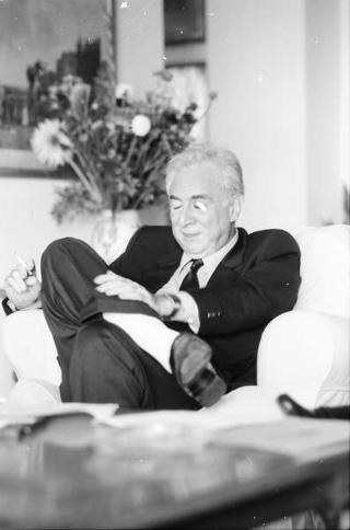 Foto del Presidente della Repubblica Francesco Cossiga per il settimanale "Epoca"