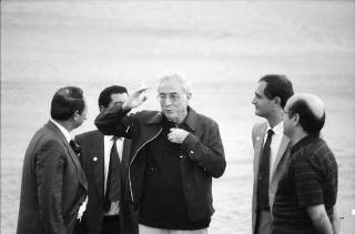 Foto del Presidente della Repubblica Francesco Cossiga per il settimanale "Epoca"