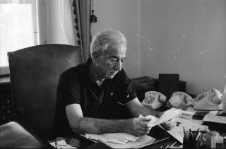 Foto del Presidente della Repubblica Francesco Cossiga per il settimanale "Epoca"