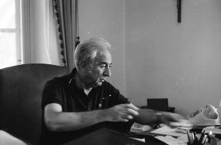 Foto del Presidente della Repubblica Francesco Cossiga per il settimanale "Epoca"
