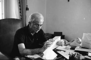 Foto del Presidente della Repubblica Francesco Cossiga per il settimanale "Epoca"