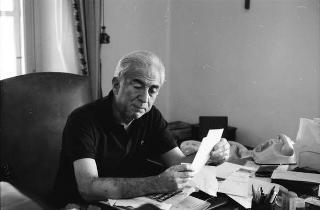 Foto del Presidente della Repubblica Francesco Cossiga per il settimanale "Epoca"