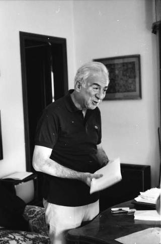 Foto del Presidente della Repubblica Francesco Cossiga per il settimanale "Epoca"