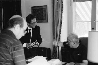 Foto del Presidente della Repubblica Francesco Cossiga per il settimanale "Epoca"