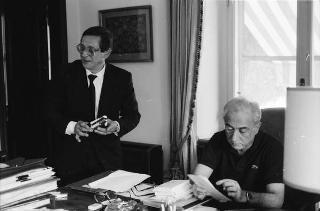 Foto del Presidente della Repubblica Francesco Cossiga per il settimanale "Epoca"