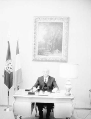 Foto del Presidente della Repubblica Francesco Cossiga per il settimanale "Epoca"