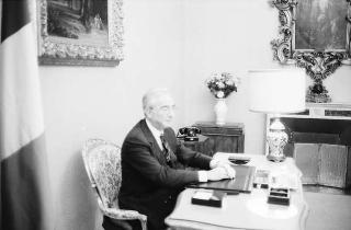 Foto del Presidente della Repubblica Francesco Cossiga per il settimanale "Epoca"