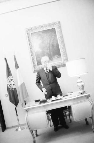 Foto del Presidente della Repubblica Francesco Cossiga per il settimanale "Epoca"