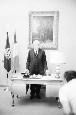 Foto del Presidente della Repubblica Francesco Cossiga per il settimanale "Epoca"
