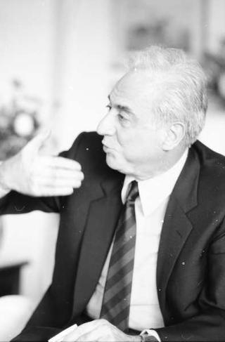 Foto del Presidente della Repubblica Francesco Cossiga per il settimanale "Epoca"