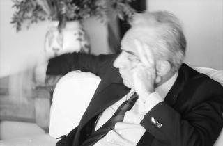Foto del Presidente della Repubblica Francesco Cossiga per il settimanale "Epoca"