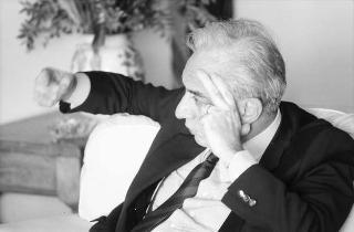 Foto del Presidente della Repubblica Francesco Cossiga per il settimanale "Epoca"