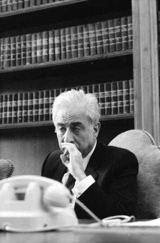 Foto del Presidente della Repubblica Francesco Cossiga per il settimanale "Epoca"