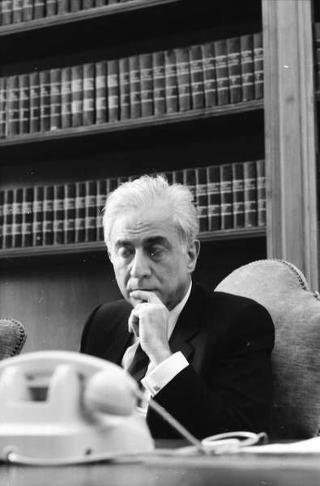 Foto del Presidente della Repubblica Francesco Cossiga per il settimanale "Epoca"