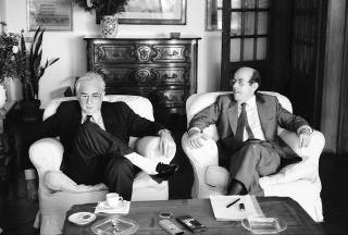 Foto del Presidente della Repubblica Francesco Cossiga per il settimanale "Epoca"