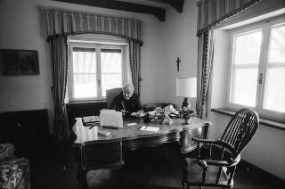 Foto del Presidente della Repubblica Francesco Cossiga per il settimanale "Epoca"