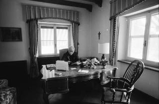 Foto del Presidente della Repubblica Francesco Cossiga per il settimanale "Epoca"