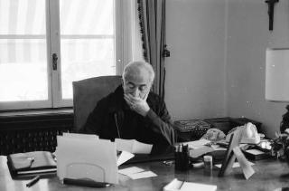 Foto del Presidente della Repubblica Francesco Cossiga per il settimanale "Epoca"