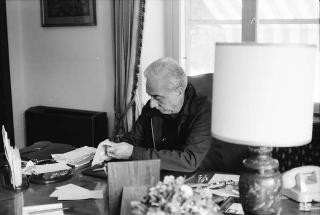 Foto del Presidente della Repubblica Francesco Cossiga per il settimanale "Epoca"