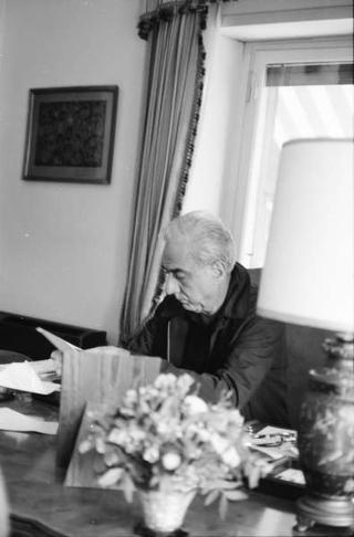 Foto del Presidente della Repubblica Francesco Cossiga per il settimanale "Epoca"