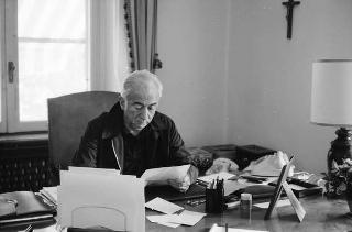 Foto del Presidente della Repubblica Francesco Cossiga per il settimanale "Epoca"