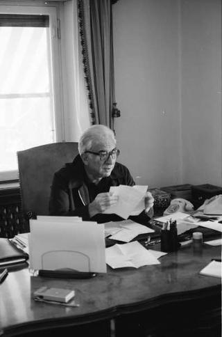 Foto del Presidente della Repubblica Francesco Cossiga per il settimanale "Epoca"