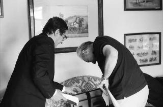 Foto del Presidente della Repubblica Francesco Cossiga per il settimanale "Epoca"
