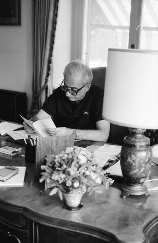 Foto del Presidente della Repubblica Francesco Cossiga per il settimanale "Epoca"