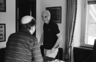 Foto del Presidente della Repubblica Francesco Cossiga per il settimanale "Epoca"