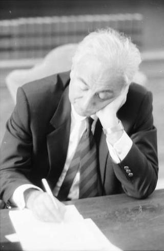 Foto del Presidente della Repubblica Francesco Cossiga per il settimanale "Epoca"