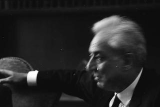 Foto del Presidente della Repubblica Francesco Cossiga per il settimanale "Epoca"