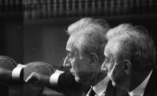 Foto del Presidente della Repubblica Francesco Cossiga per il settimanale "Epoca"