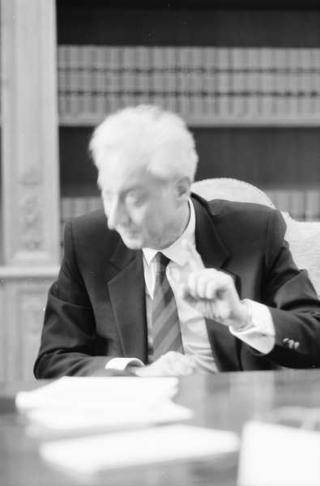 Foto del Presidente della Repubblica Francesco Cossiga per il settimanale "Epoca"