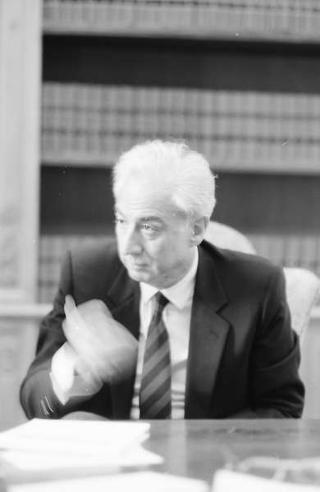 Foto del Presidente della Repubblica Francesco Cossiga per il settimanale "Epoca"