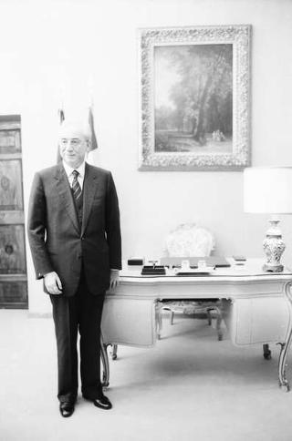Foto del Presidente della Repubblica Francesco Cossiga per il settimanale "Epoca"