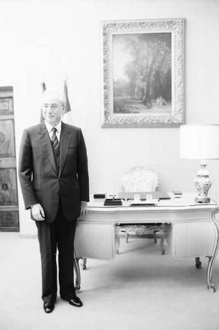 Foto del Presidente della Repubblica Francesco Cossiga per il settimanale "Epoca"