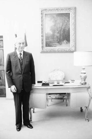 Foto del Presidente della Repubblica Francesco Cossiga per il settimanale "Epoca"