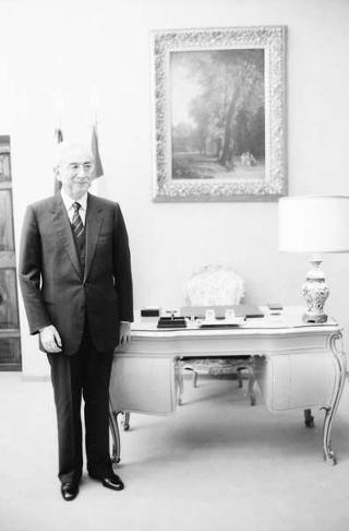 Foto del Presidente della Repubblica Francesco Cossiga per il settimanale "Epoca"