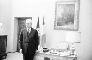 Foto del Presidente della Repubblica Francesco Cossiga per il settimanale "Epoca"