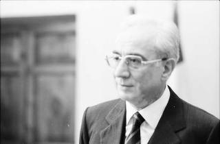 Foto del Presidente della Repubblica Francesco Cossiga per il settimanale "Epoca"