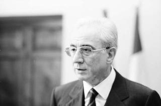 Foto del Presidente della Repubblica Francesco Cossiga per il settimanale "Epoca"