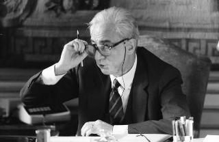 Foto del Presidente della Repubblica Francesco Cossiga per il settimanale "Epoca"