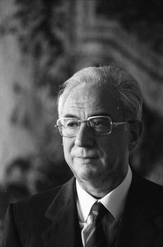Foto del Presidente della Repubblica Francesco Cossiga per il settimanale "Epoca"
