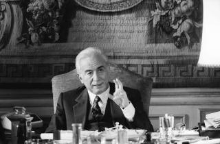 Foto del Presidente della Repubblica Francesco Cossiga per il settimanale "Epoca"