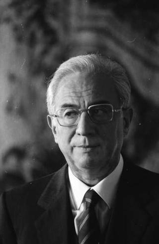 Foto del Presidente della Repubblica Francesco Cossiga per il settimanale "Epoca"