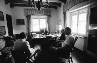 Foto del Presidente della Repubblica Francesco Cossiga per il settimanale "Epoca"