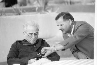 Foto del Presidente della Repubblica Francesco Cossiga per il settimanale "Epoca"