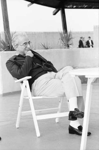 Foto del Presidente della Repubblica Francesco Cossiga per il settimanale "Epoca"