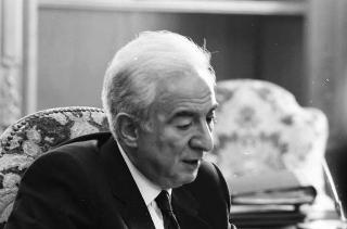 Foto del Presidente della Repubblica Francesco Cossiga per il settimanale "Epoca"